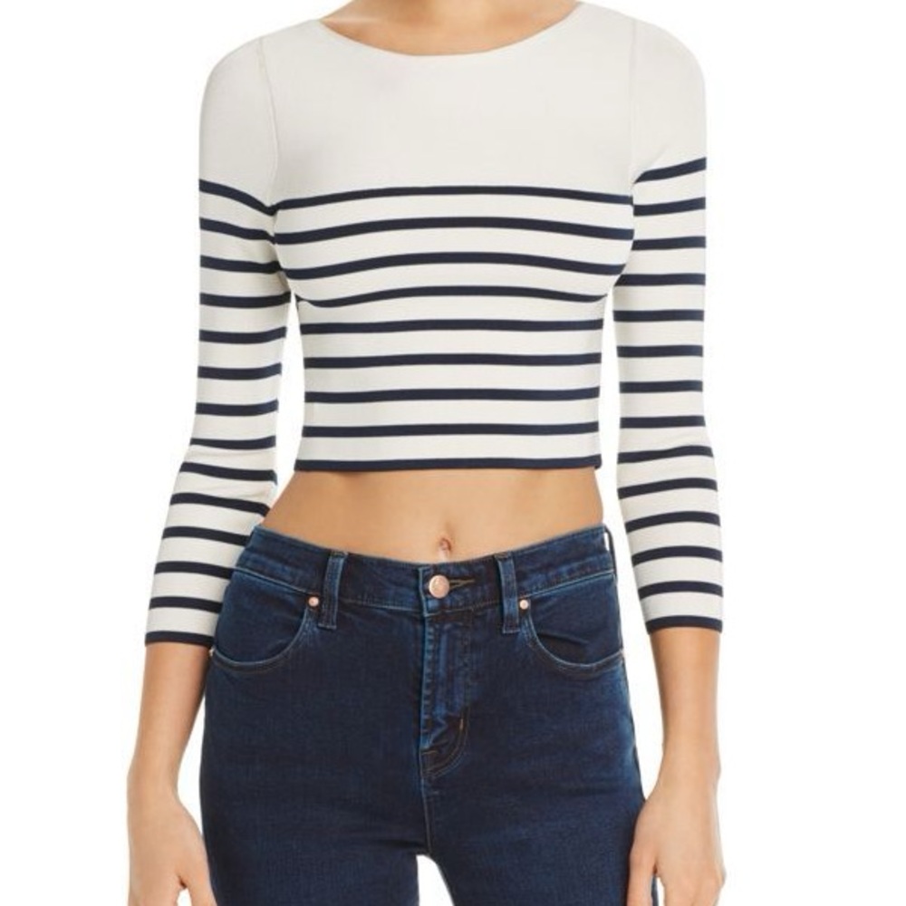 NWOT Alexander wang crop nylon sweater